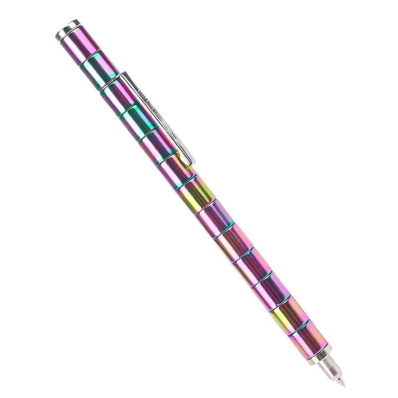 Magnetic Pen Set In Silver Color Includes 13 Magnetic Rings 3 Pen Refills 12 Beads And 2 Capacitive Heads