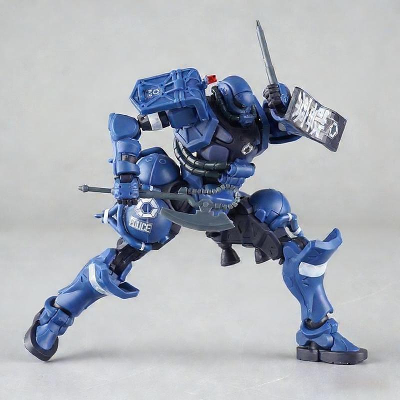 

Gquuuuuux Military Police Zaku HG 1/144 Assembly Model Kit Action Figure Boys Puzzle Toy Collectible Desktop Ornament Doll Gift