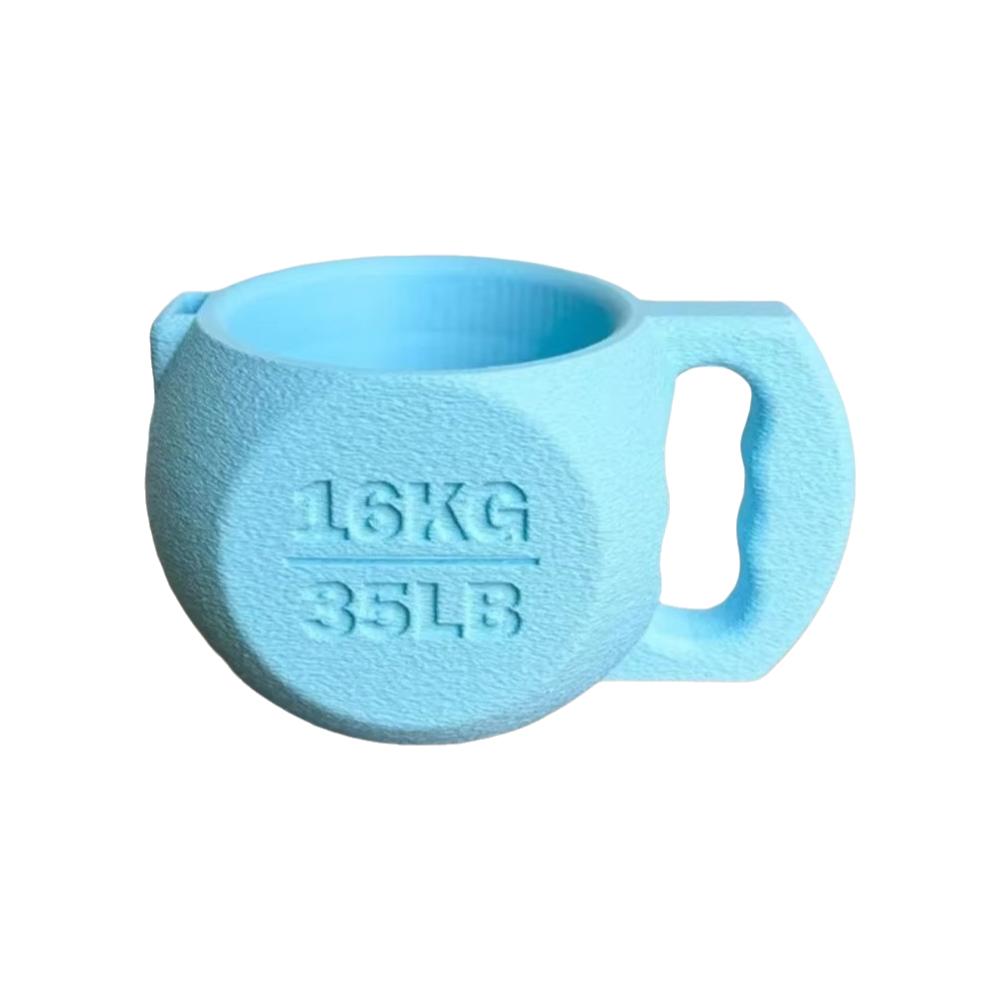NonSlip Kettlebell Ice Cream Pint Holder 3D Printed Ice Cream Pint Cup Sleeve Snack Storage