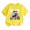 Kids Boys Girls 100% Cotton O-neck Short Sleeve T-shirt, Cut