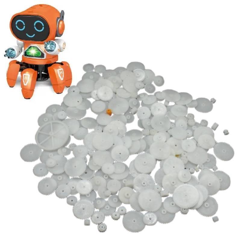 Assorted Plastic Gear Pack For Diy Motorized Toys With 200 Durable Gears Included