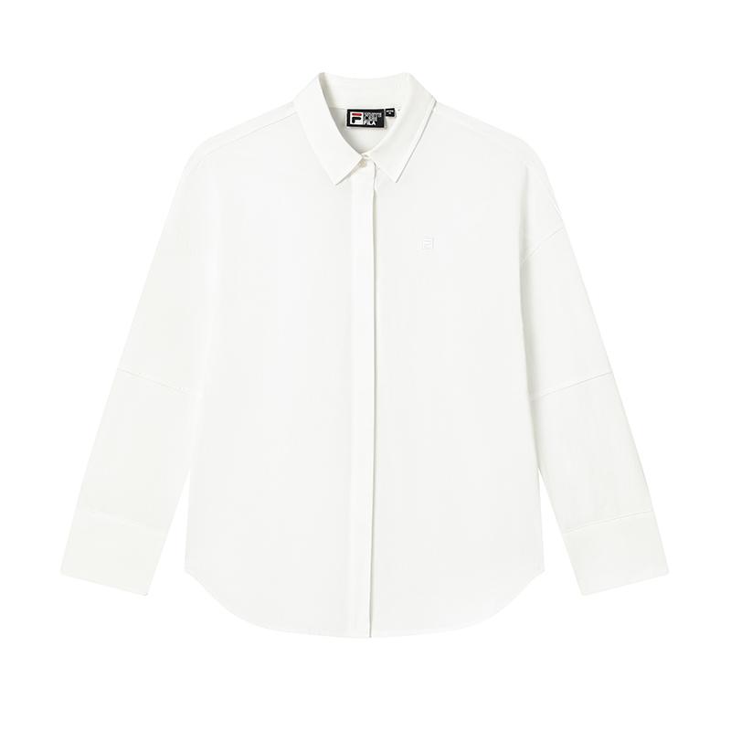 New FILA Shirts Women's Cloud White WT F11W523408F-WT