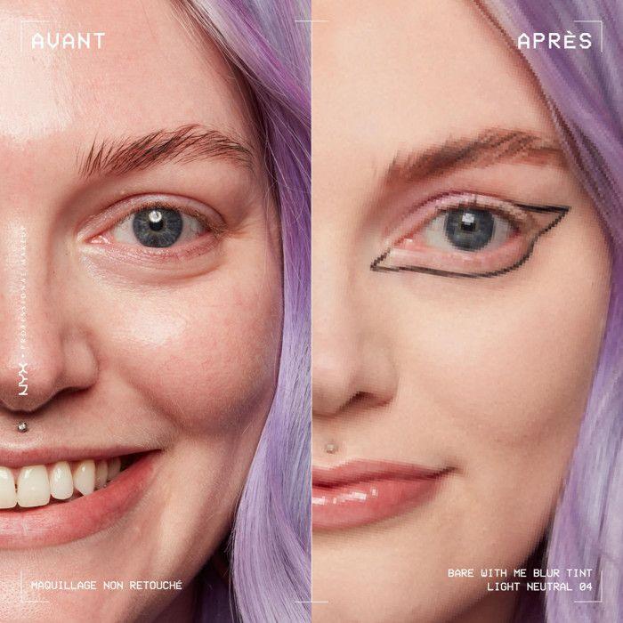 Fond de teint - NYX Professional Makeup - Bare With Me - LT NEUTRAL - Vegan - 12 heures d'hydratation