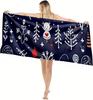 1PC Towel Cute Cat Flowers Pattern for Family or Friends Gifts Quick-Dry Beach Towel For Yoga Tourism Beach GYM Camping Swimming