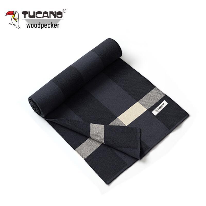 TUCANO Men's Classic Plaid Winter Scarf