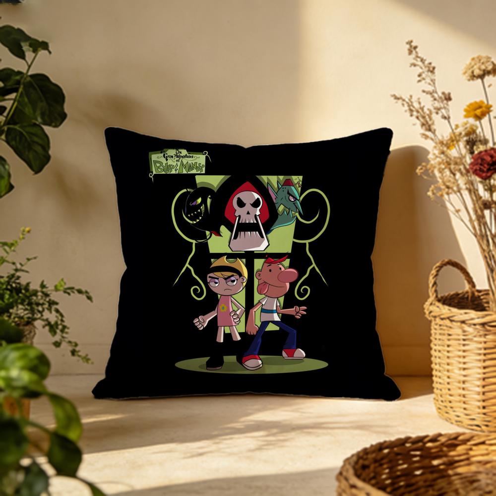 

Popular BBilly Mandys Adventureew Cushion Cover Versatile DoubleSided Pillow Case Fit for Sofa Bed Car Daily Decor 30X30cm