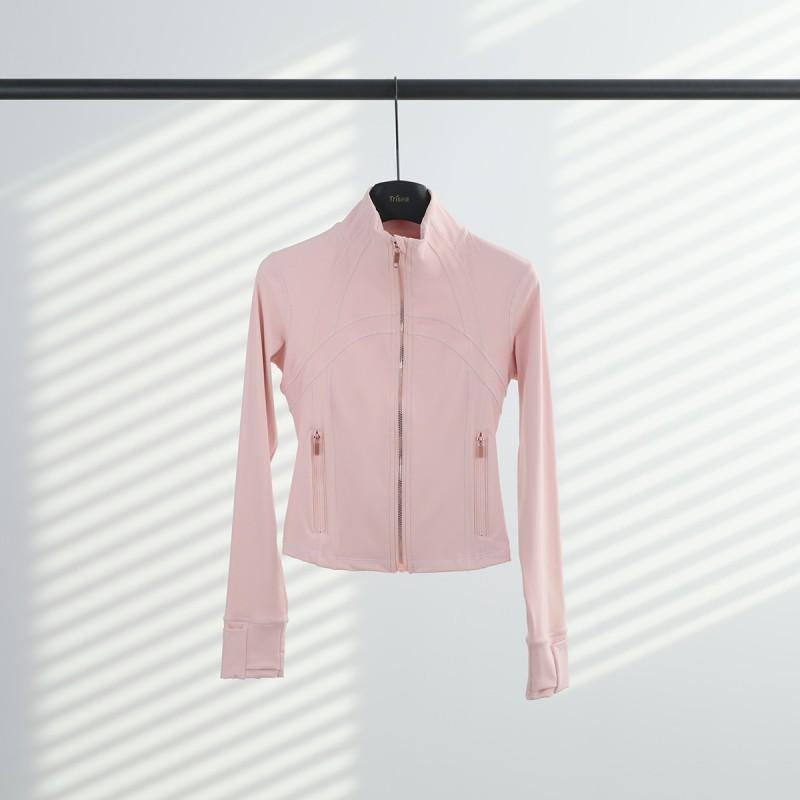 Lulu Define Short Stand Collar Jacket Women Slim Fit Yoga Running Activewear
