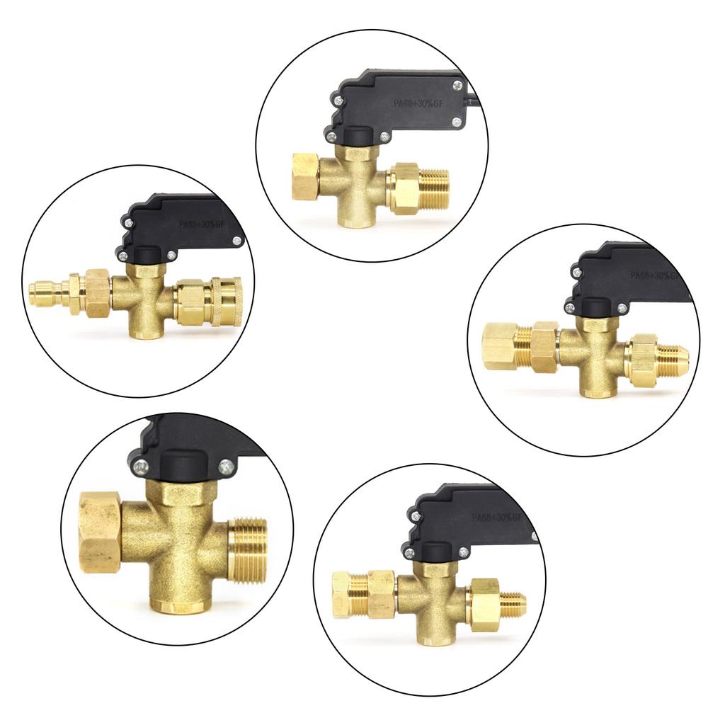 Heavy Duty Automatic Pressure Sensors Switches For 55/58 360 Portable Vehicle Washer Machine Plastic Brass Construction