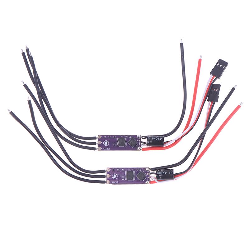 1Pcs Am32 32-Bit Esc 2-4S 30/40A Speed Controller With 5V2A Bec Module 35V 470Uf Capacitor For Rc Crawler Drone Brushless Motors