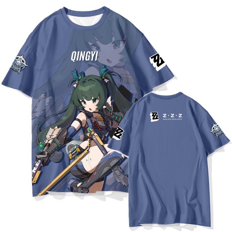 

Популярная игра ARPG Zenless Zone Zero Print футболки 3D модные мужские/женские футболки с коротким рукавом и круглым вырезом в стиле Харадзюку уличная одежда топ 6XL