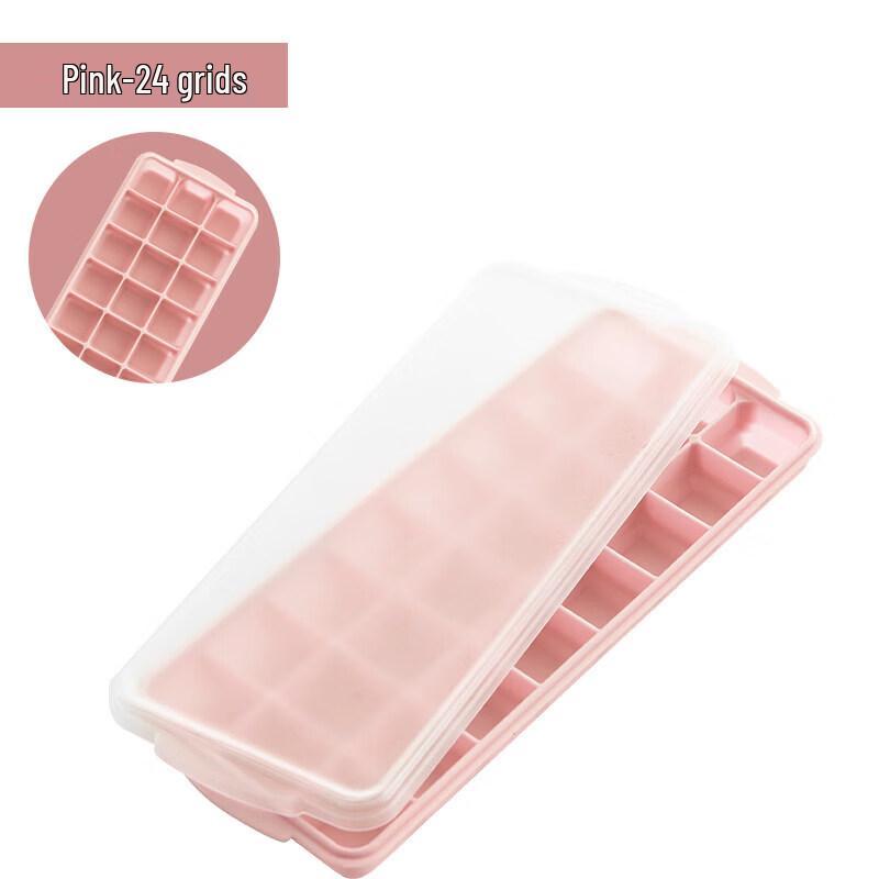 Food Grade Silicone Ice Cube Tray with Lid