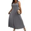 Womens Summer Dresses Sleeveless Long Maxi Dress Casual Loose Fit Summer Dresses for Women Vacation Dresses for Women 2026 Elegant Dresses for Women