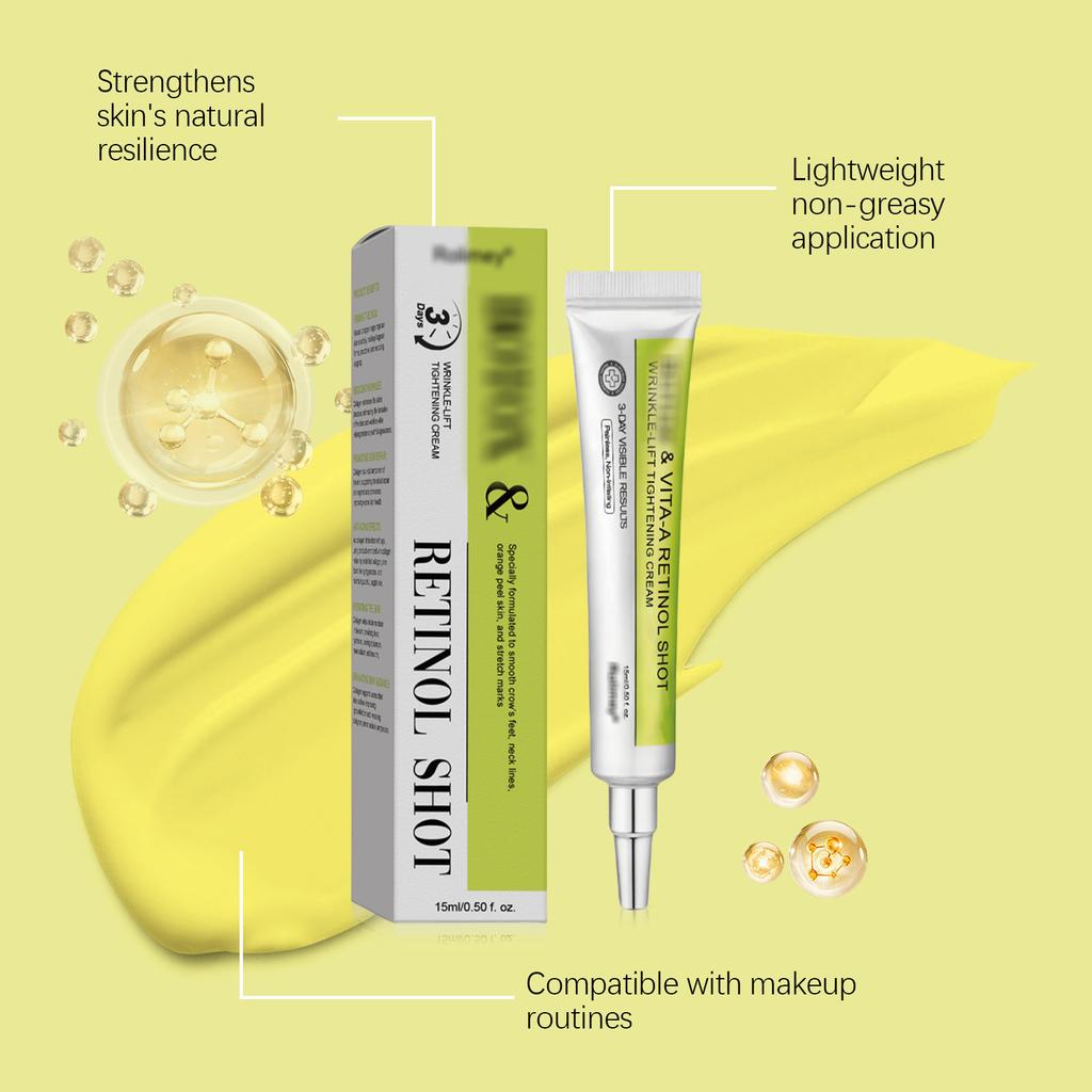 Retinol Hydrating Eye Cream – Gentle Moisturizing Care for Dark Under-Eye Circles, Smoothing & Nourishing Treatment