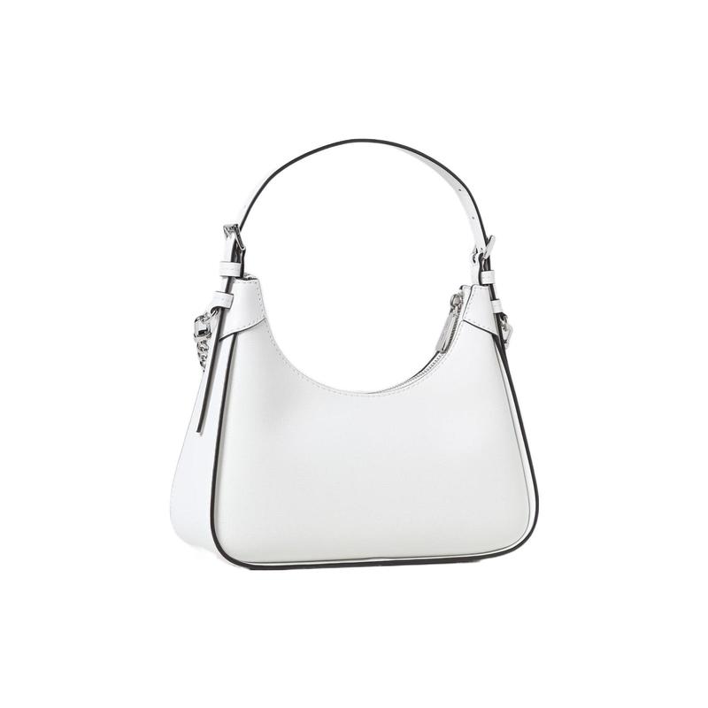 MICHAEL KORS Wilma classic presbyopic chain leather armpit bag crescent bag hand shoulder bag women's white