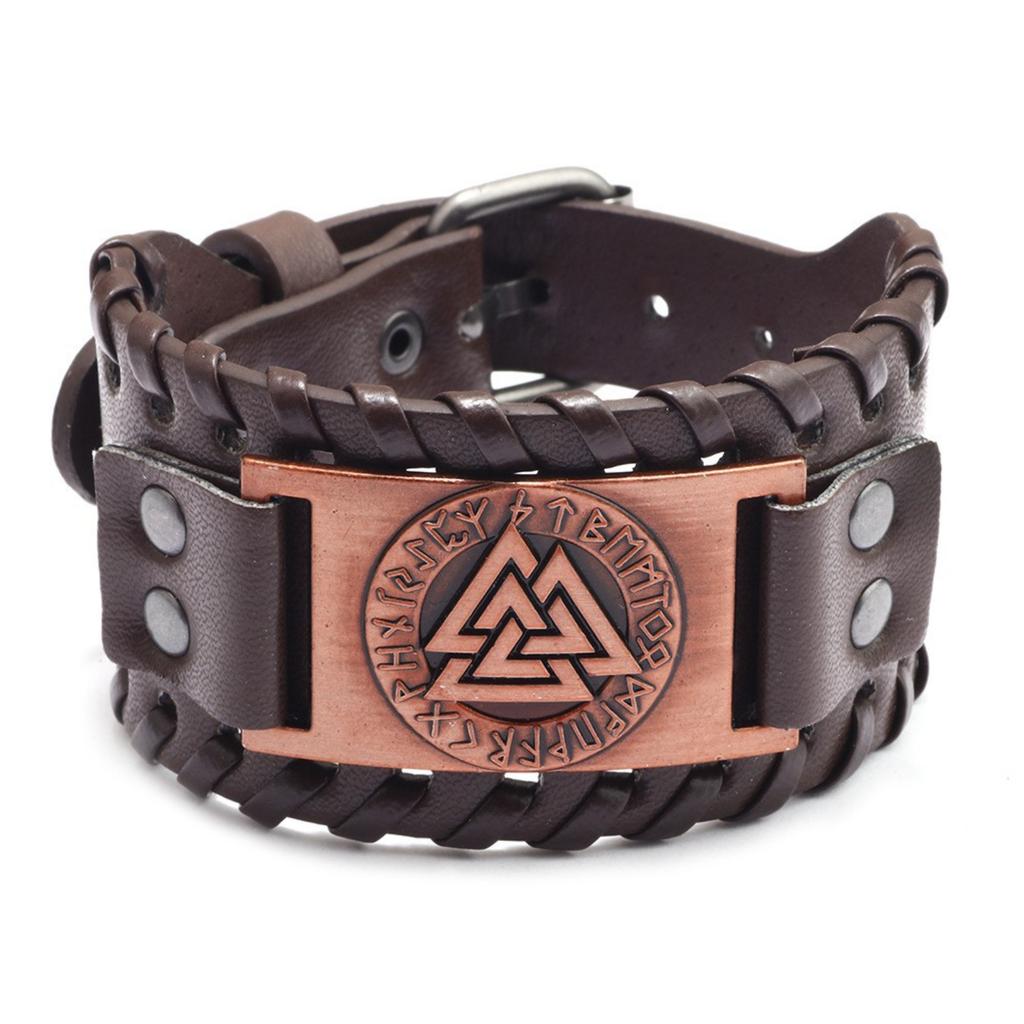 PU Leder Armband Europäisches Und Amerikanisches Punk Form Armband Für Männer