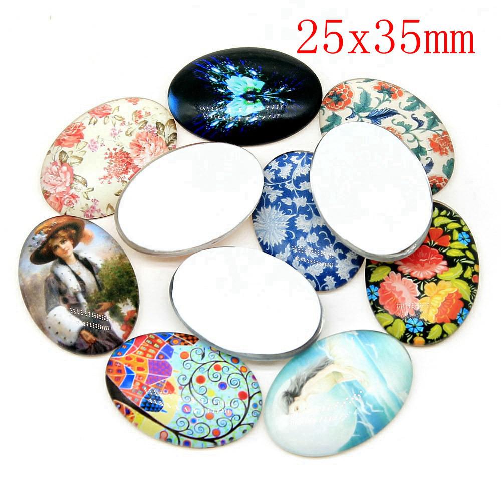 Flat Back Glass Cabochon Accessories Parts Male Jewelry Bulk Personalized Materials