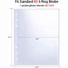 Multi-Pockets Photocard Binder A5 Size Inner Page Kpop Photocard  Binder Photocard Sleeves