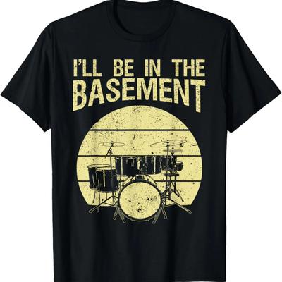 Art de Batteur Drôle Pour Hommes Femmes Batterie Amateurs de Batterie T-Shirt