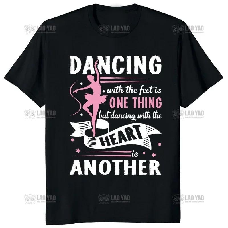 Vánoční stromky Baletní tanečnice Dívčí černé tričko Kawaii Gymnastika Dance Lover Tričko Tričko Dámské tričko na míru