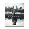 1pc frameless Canvas  MINDSET IS EVERYTHING Motivational Poster Lion Tiger Wolf Animal Wall Art Canvas  Print fo