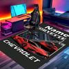 Custom Name Personalized Chevrolet Corvette Print Carpet, Versatile Home Decor Rug, for Playroom, Apartment, Balcony, Entryway, Hallway Gift