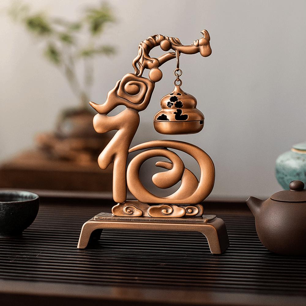Retro Coil Incense Holder Exquisite Indoor Incense Burner Incense Container  Tea Ceremony