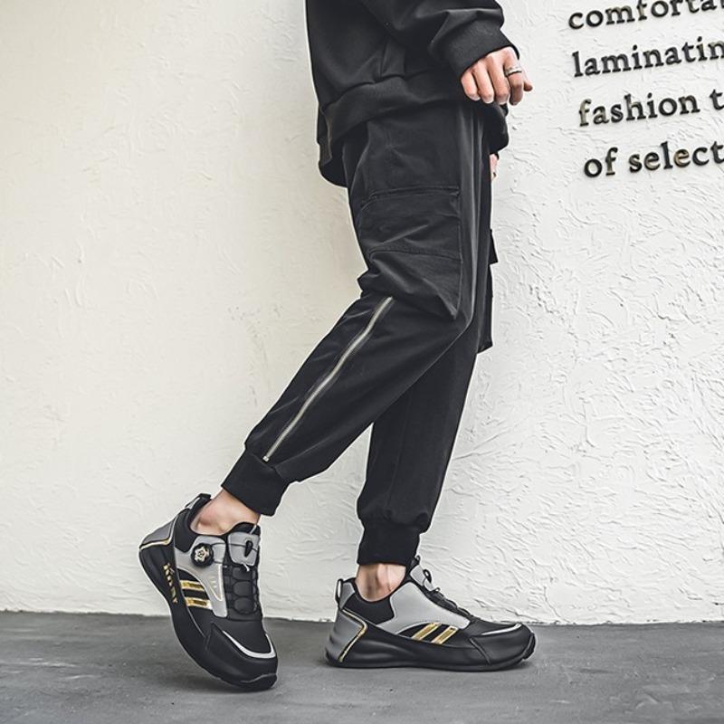 Fashion Fashion Sneakers for Men Breathable Casual Men Outdoor Comfort Light Soft Soled Shoes Leather Run Tennis Shoes Zapatillas Hombre