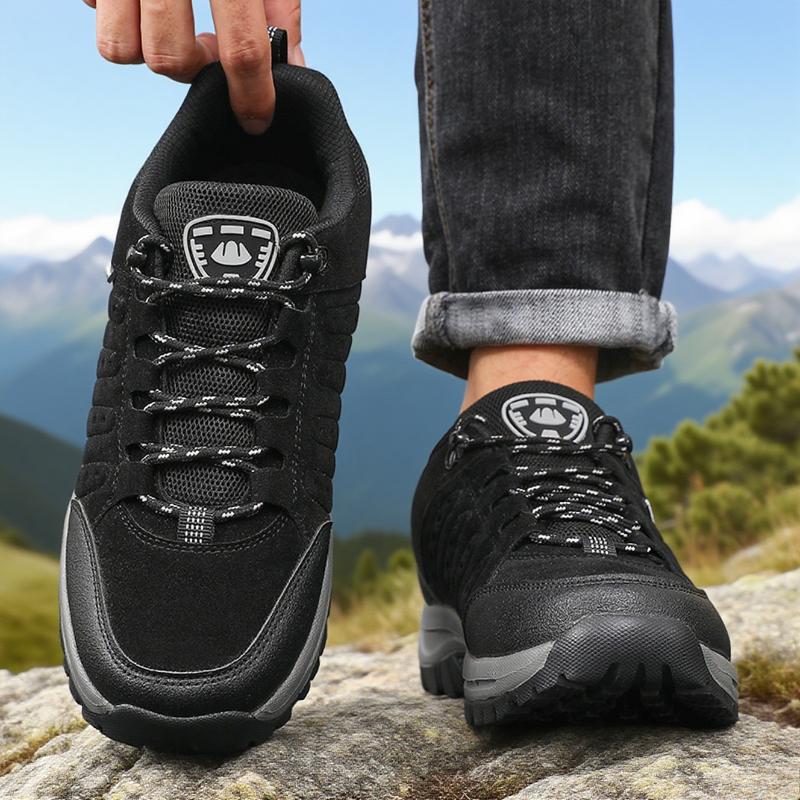 

New Classic Hiking Shoes for Men Outdoor Slow Running Low Cut Sneakers Waterproof Camping Mountaineering Hunting Men Shoes 38