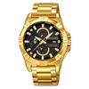 Men’s Watches Fashion Business Date Watch Luxury Men Steel Quartz Wrist Watches Chronograph 3 Dials Male Clock