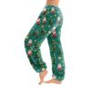 Women's Solid Color Trousers With Cuffs Casual Pants And Pajama Pants