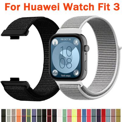 Nylon Strap for Huawei Watch Fit 3 Bracelet Loop Belt Smart Watch Wristband for Huawei Watch Fit 3 Sport Watchband