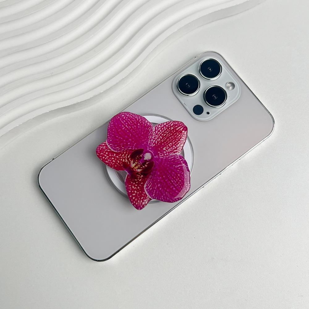 Cymbidium Phone Grip Support Acrylic Phone Finger Ring Mount for iPhone for Magsafe