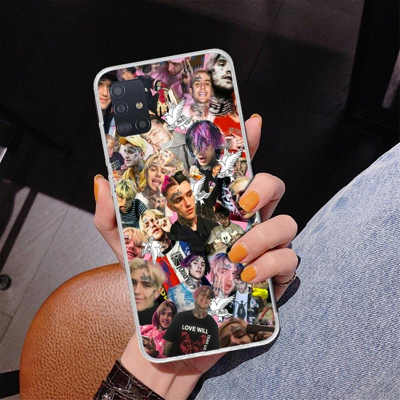 Lil Peep Singer Phone Case For Samsung Galaxy A52 A32 A22 A12 A51 A31 A50S A30S A20S A10S Note 20 Ultra 10 Plus S10 A72 A71 Gala
