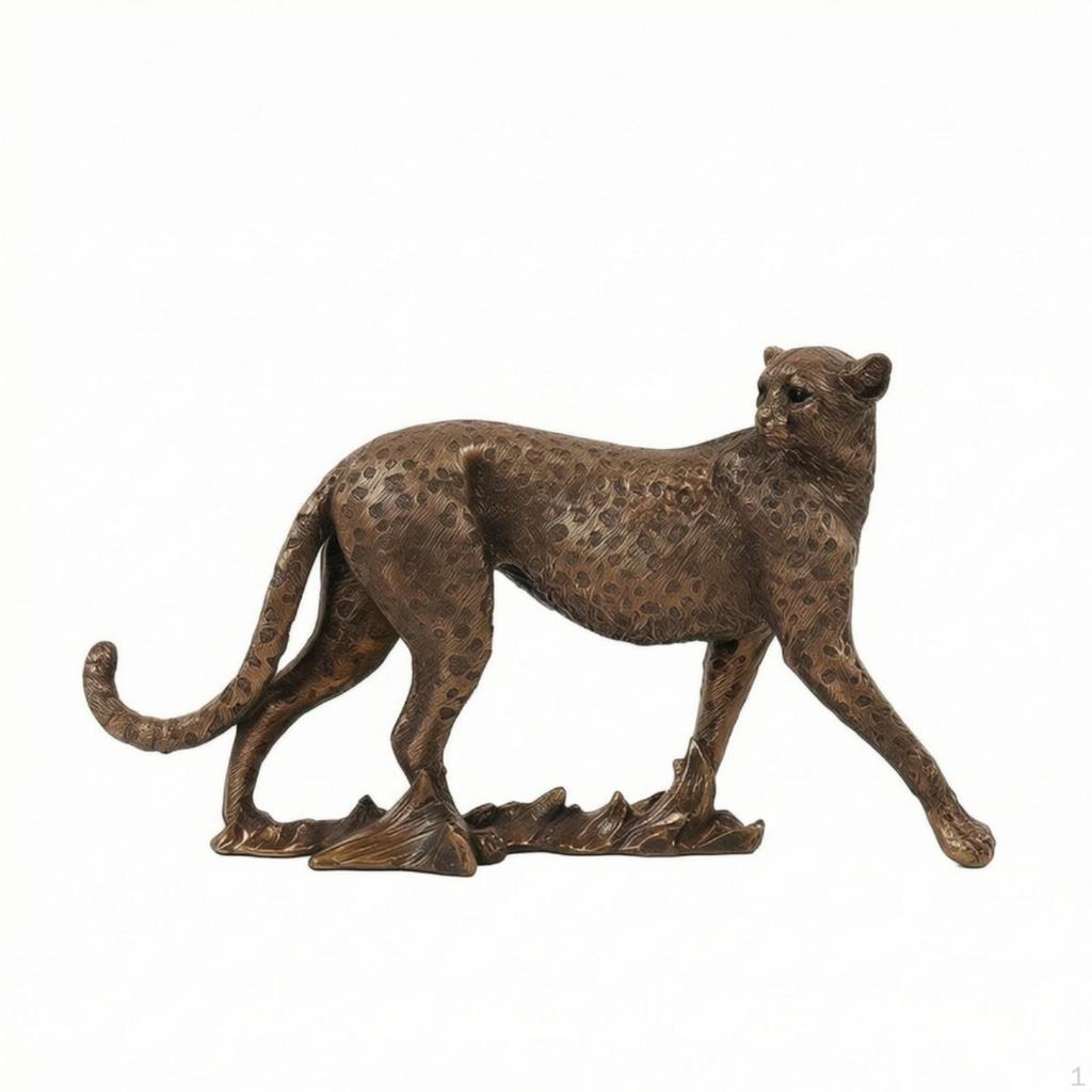 Statua Realistica di Gatto Grande da Tavolo