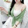 Korean Style Loose Chiffon Cardigan: Elegant Long Sleeve Summer Sun Protection