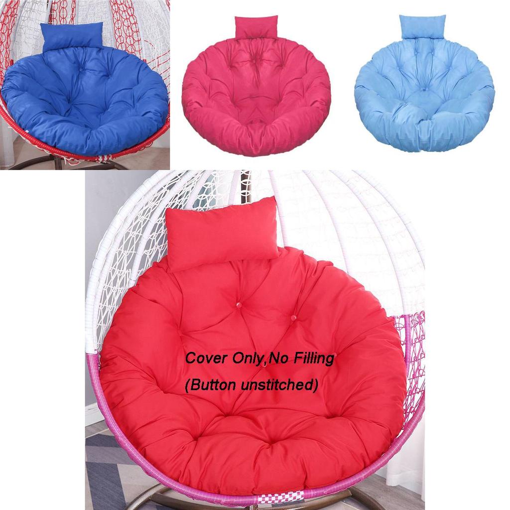 Cozy Rattan Swing Chair Cushion Thick Mat Pad Cover For Ultimate Relaxation Indoors Outdoors