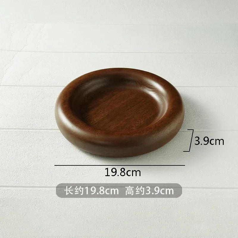 Einfacher Kreativer Massivholz Dim Sum Teller Dessertschale Brotteller Restaurant Molekulare Küche Präsentierteller Spezialgeschirr