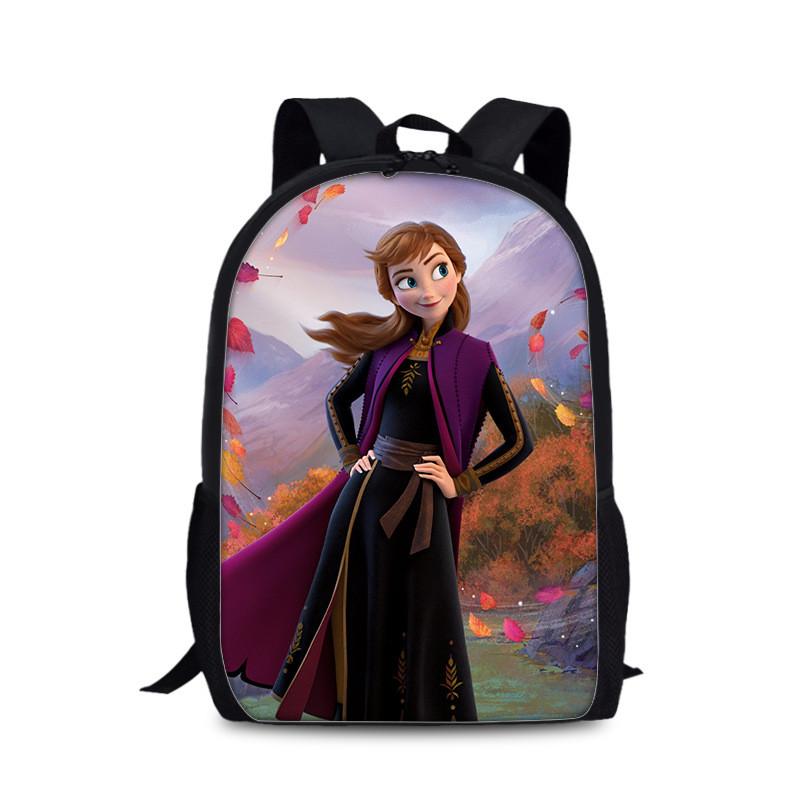 Frozen Childrens Cartoon Backpack With Lightweight Nylon Material For School And Daily Use