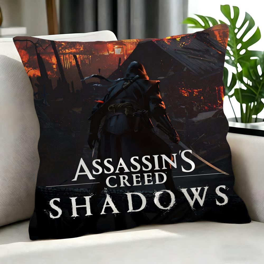 game Assassins Creed Shadows Cushion Cover Cushion Cover Set Pcs x x x Pillowcase Decorative Sofa Home Decor