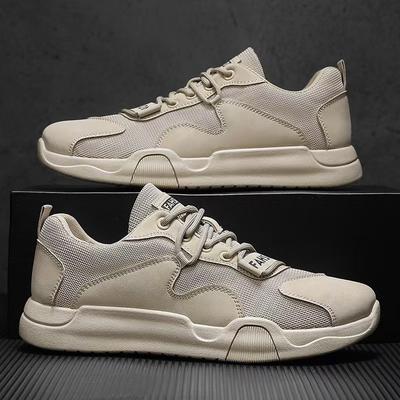 Men's Shoes Soft Sole Mesh Popular Summer Wear-resistant Workwear Casual Shoes Retro Trendy Sports Shoes Outdoor