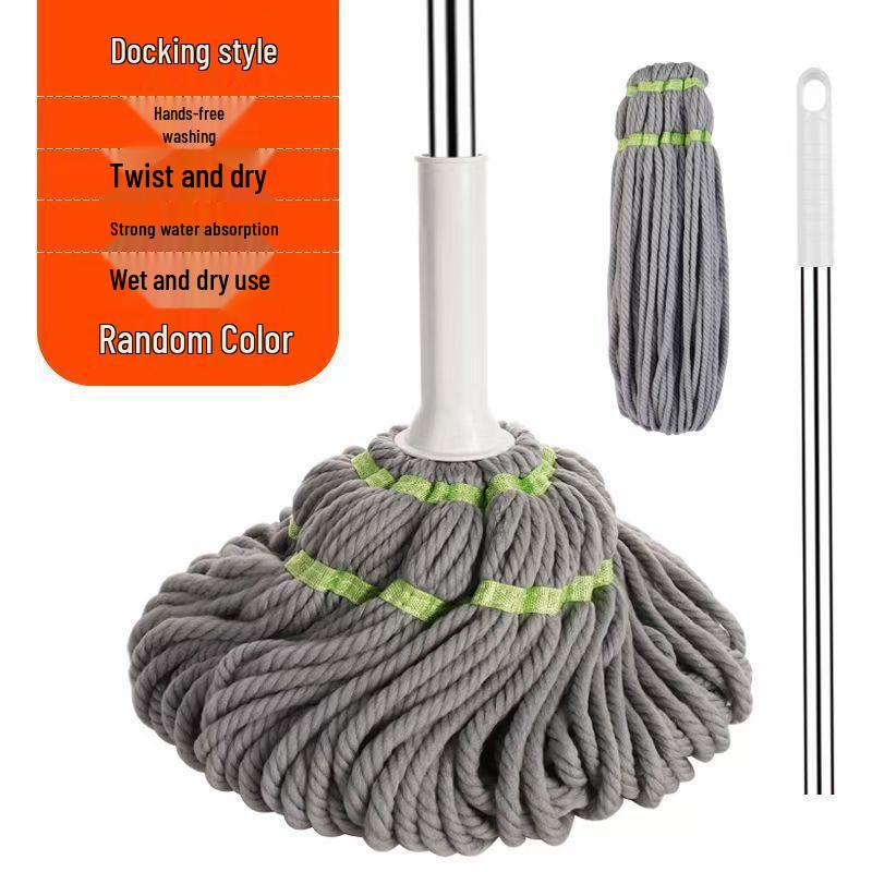 

Большая Площадь Швабра Свободные Руки для Ленивых со Съемной Насадкой для Легкого Отжима и Уборки Одним Движением