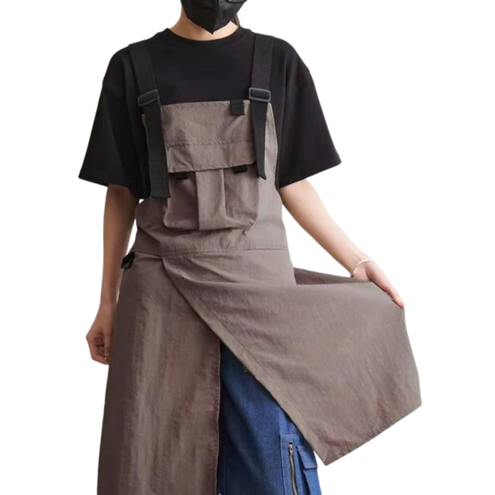 Simple Cross Strap Apron Waterproof Waiter Sleeveless Apron Comfortable Cooking Apron  Baking