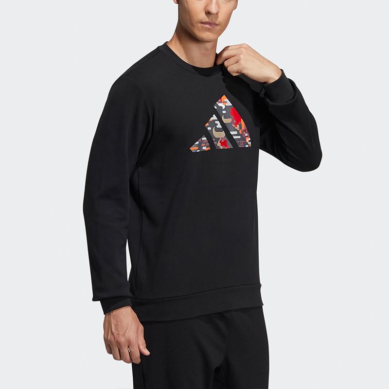 Adidas CNY Series GFX SWT Sweatshirt Men Tops Black GP1837