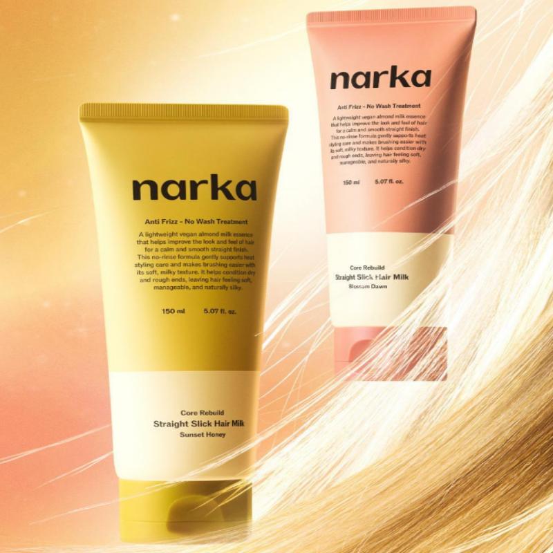 narka Straight Slick Hair Milk 150ml (2 Options)
