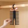 1/2Pcs Tie Storage Hanger Large Capacity Bow Clip Scarf Belt Hanging RackTie Belt Display Holder Wardrobe Household