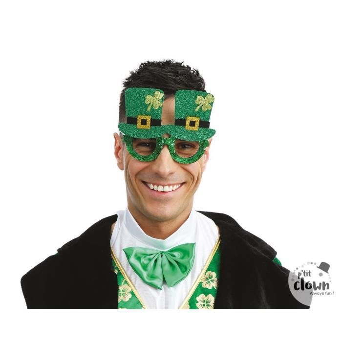Lunettes Chapeaux St Patrick - PTIT CLOWN - Vert - Plastique et Polyester