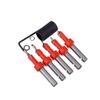 8Mm Woodworking Countersink Router Drill Bit Set Screw Extractor Router Bits Hole Punch Woodworking Tools For Wood Drilling