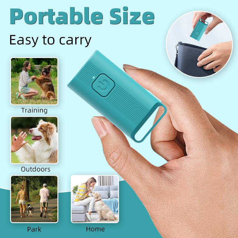 Handheld Ultrasonic Bark Stopper Lighted Anti Barking Devicefor Dog Training Effective Bark Control Pet Training Tool