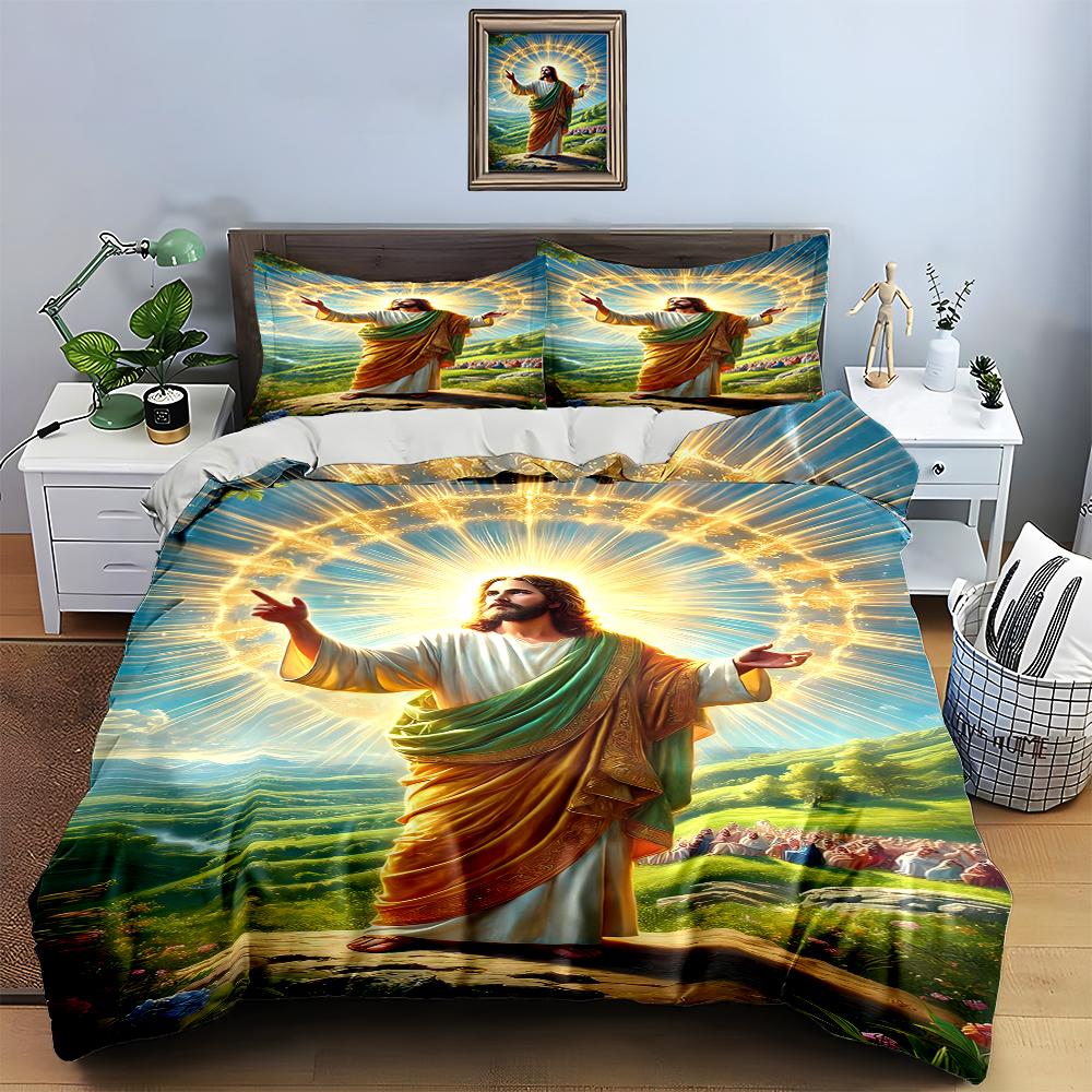 Radiant Figure Landscape. Bedding Duvet Cover Sets Duvet Covers Pillowcases Gifts (1 * Duvet Cover 2 * Pillowcases, Without Duvet Insert)