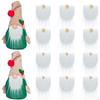 12 Pcs Gnome Beard Handmade Wooden Round Ball Unfinished Hardwood Balls for